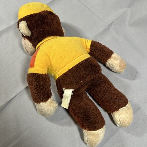 Vintage Knickerbocker 14” Curious George Plush Stuffed Animal Monkey Yellow - Picture 5 of 10